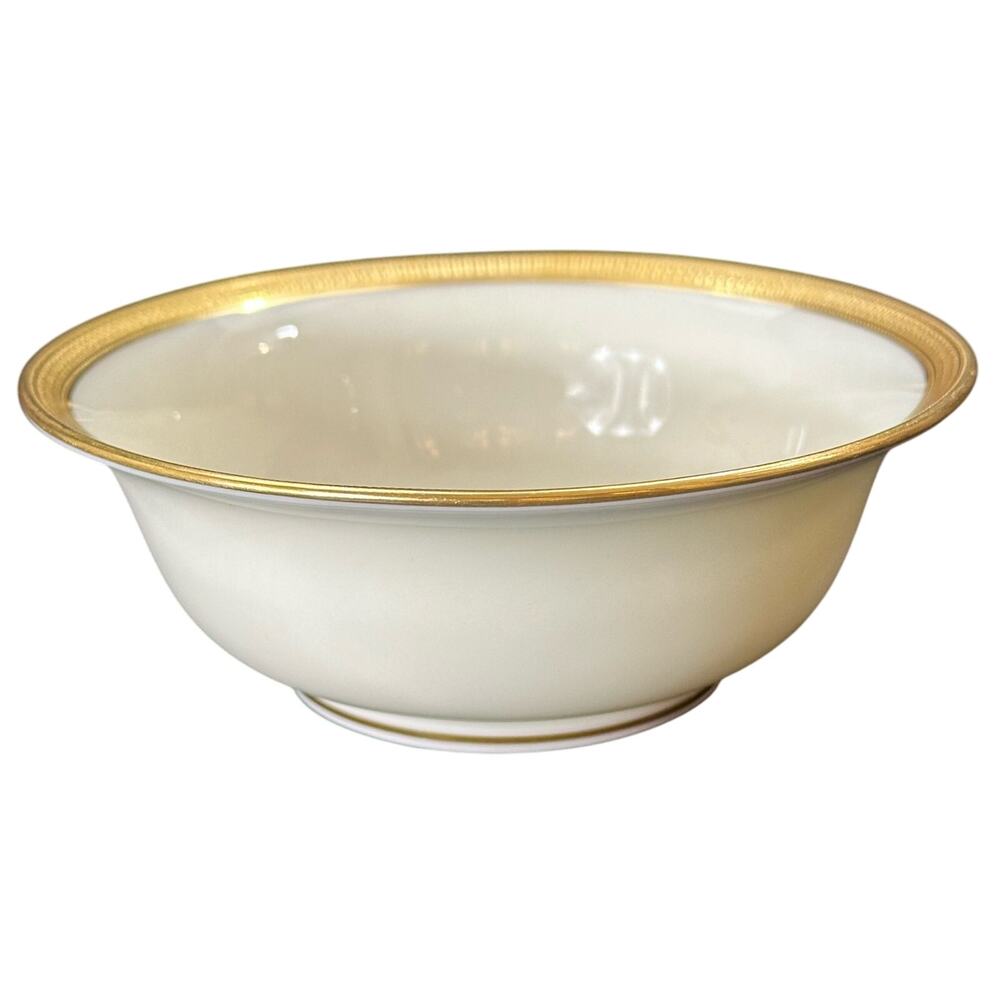 Lenox Hanover Cream Fruit Dessert Bowl J-30 Vintage Mark for Shreve and Co-Mint!